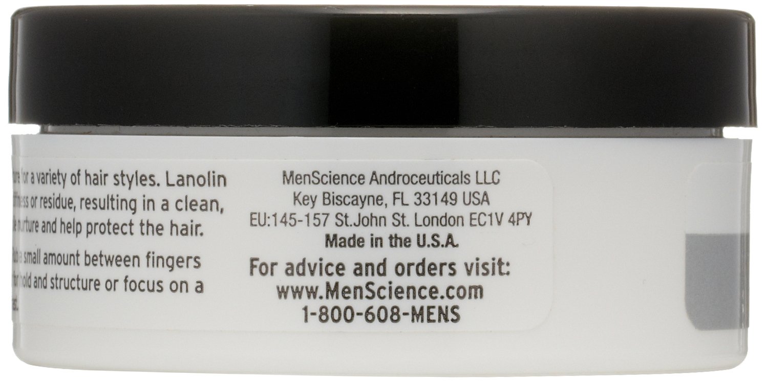 MenScience Androceuticals Hair Styling Pomade, 2 oz