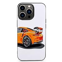 iPhone 13 Yellow Handsome Sports Car Phone Case Case for iPhone 13 Series, Shockproof Protective Phone Case Slim Thin Fit Cover Compatible with iPhone, IPhone13 Pro Max