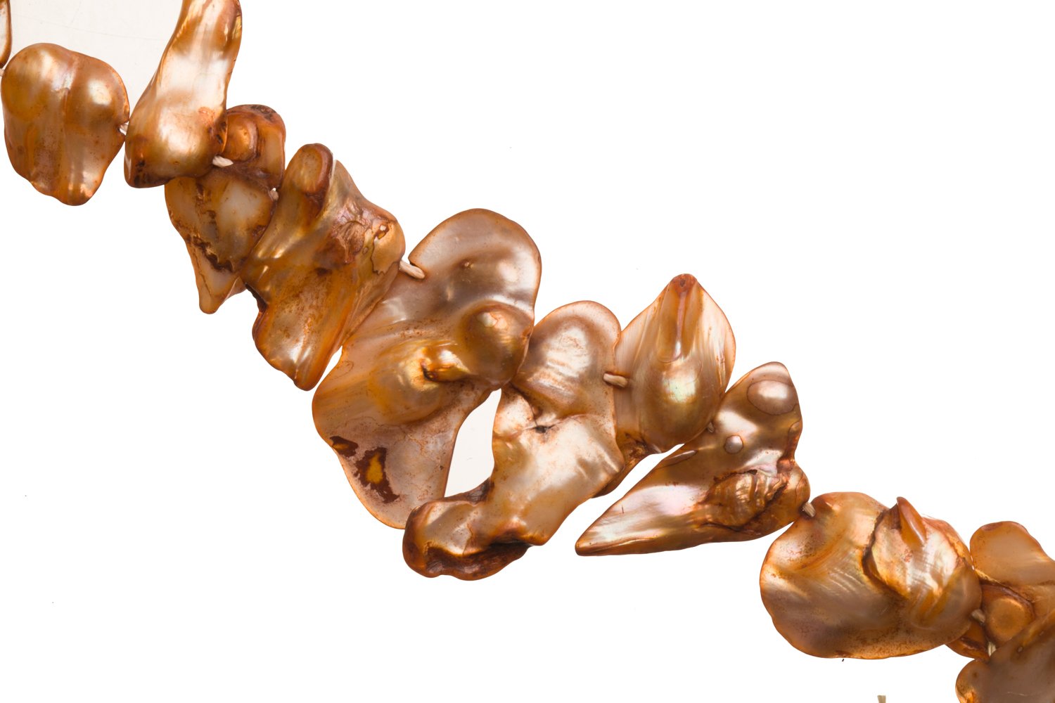 Gold Rod Freshwater Cultured Pearls Natural Teardrop, D+ Graded, 22x4x11mm (Approx.), 15.5Inch Strings/36Pearls