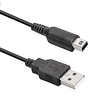 Charging Cable for Nintendo 3DS, USB Charging Cable 1.2 m for Nintendo 3DS / 3DS XL/DS/DSI /2DS / 2DS XL, Black