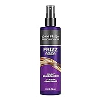John Frieda Anti Frizz, Frizz Ease Daily Nourishment Leave-In Conditioner, Anti Frizz Conditioner and Heat Protectant for Frizz-prone Hair, 8 oz, with Vitamin A, C, and E