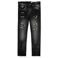 Evolution in Design Boys' Rip Repair Jeans - wash Black, 16