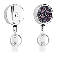 Different Dream Catcher Amulet Funny Badge Holder with Retractable Reel Clip Metal Id Badges Lanyard for Nurse Doctor Office
