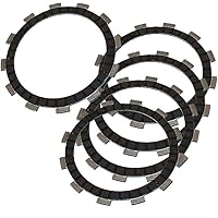 Caltric Clutch Friction Plate Compatible with Suzuki Gz250 Gz-250 Marauder 250 1999-2010 5 Friction Plates