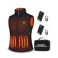 Women's Heated Vest(S) with 7.4V 16000mAh Battery Pack Included + Extra 7.4V Battery Pack