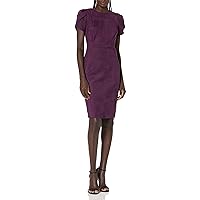 Calvin Klein Women's Cape Sleeve Sheath Dress with Empire Waist