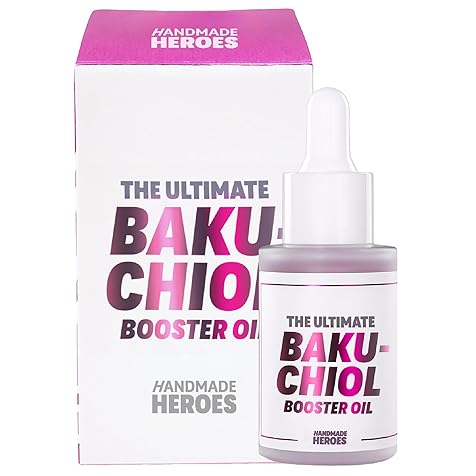 2% Bakuchiol Booster Oil with Sugarcane Squalane, All Natural Retinol Alternative For Radiant and Line Smoothing 0.75oz