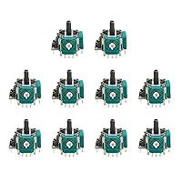 Onyehn 10-Pack Replacement 3D Analog Stick Joystick for PS4 Conroller,for Xbox One Controller and for Xbox Elite Wireless Controller