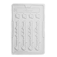 Cacao Pack of 5 Congratulations Words Chocolate Mould 4 Cavity, PVC, 17 x 26 x 2.1 cm