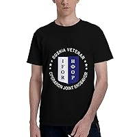 Bosnia Veteran Operation Joint Endeavor Men's Short Sleeve T-Shirts Casual Top Tee