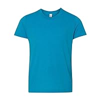Product of Brand Bella + Canvas Youth Jersey Short-Sleeve T-Shirt - NEON Blue - S - (Instant Savings of 5% & More)