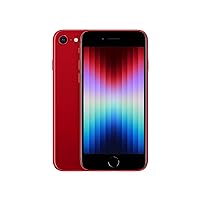 Apple iPhone SE 3rd Gen, 128GB, RED - Unlocked (Renewed)