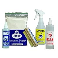 Hard Surface Cleaning Kit for Pet Urine Stain and Odor Removal, Dog and Cat Urine Odor Eliminator System, Kit II, Small