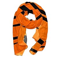 Women's Silk Scarf Infinity Lightweight Scarves Shawl Wraps Fashion Sunscreen Shawls for Spring Summer Fall Winter, Ombre Tiger Stripe
