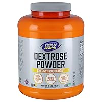 NOW Sports Nutrition, Dextrose Powder (Monosaccharide), Energy Production*, 10-Pound