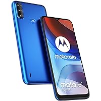 Motorola Moto E7 Power Dual-SIM 64GB ROM + 4GB RAM (GSM Only | No CDMA) Factory Unlocked 4G/LTE Smartphone (Tahiti Blue) - International Version