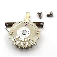 Oak Grigsby 4-Way Blade Switch for Telecaster and Stratocaster, 4-Way Pickup Selector Switch, Includes Mounting Screws