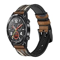 CA0585 Antique Wall Retro Dial Phone Leather Smart Watch Band Strap for Wristwatch Smartwatch Smart Watch Size (18mm)