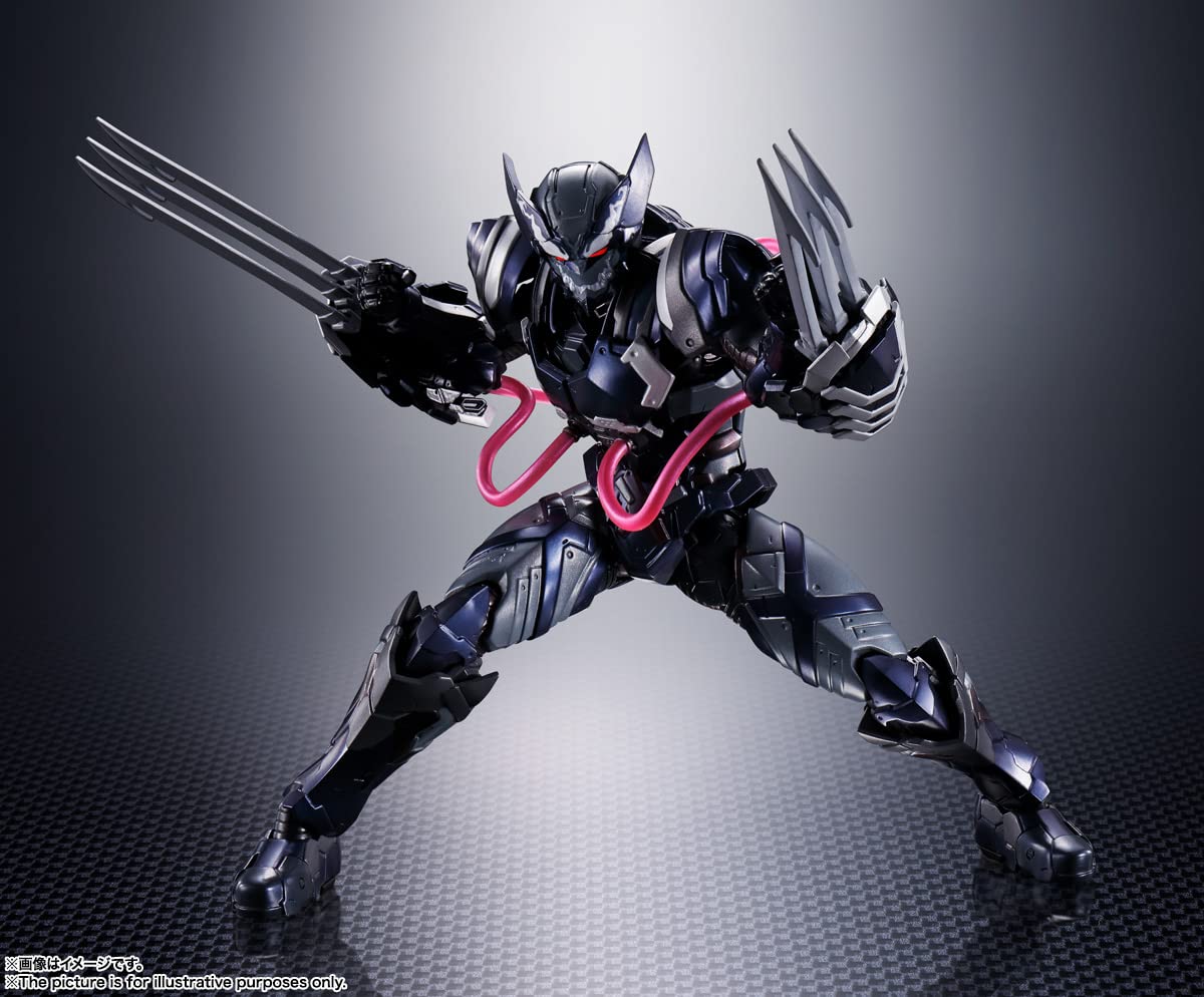 TAMASHII NATIONS - Venom Symbiote Wolverine Tech-On Avnegers, Bandai Spirits S.H.Figuarts