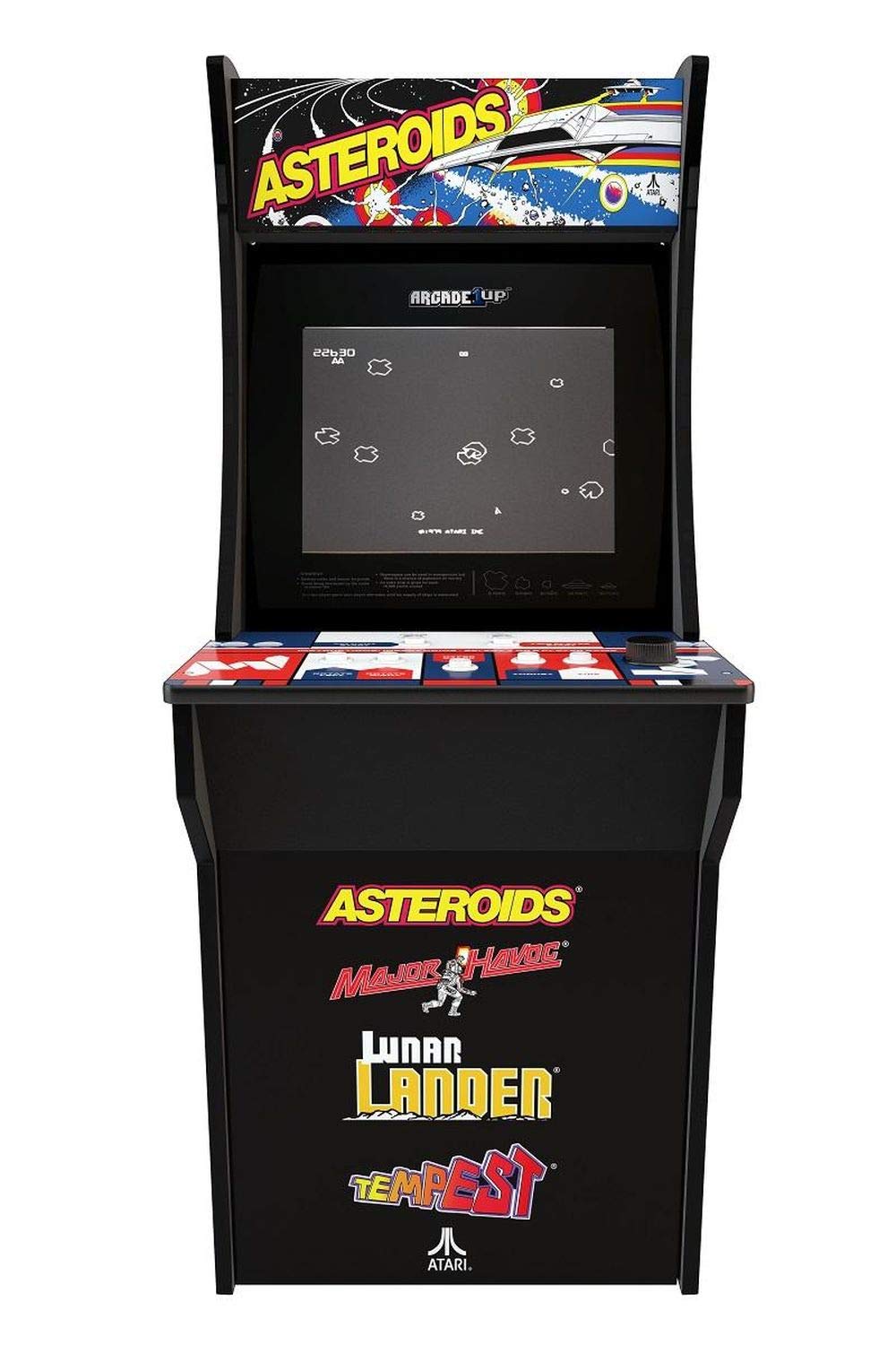 ARCADE1UP Classic Cabinet Home Arcade, 4ft (Asteroids)