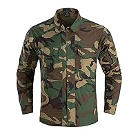 Hunting Shooting Battle Uniform Combat BDU Clothing Tactical Camouflage Shirt