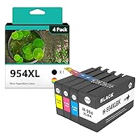 954XL Ink Cartridges Compatible for HP 954 954XL Ink Cartridge for HP OfficeJet Pro 7720 7730 7740 8210 8218 8710 8715 8718 8720 8725 8728 8730 8740 Printers Combo Pack(BK C M Y)
