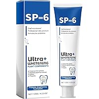 Sp-6 Ultra Whitening, Sp 6 Toothpaste, Ultra Whitening Toothpaste Sp - 6, Probiotic Brightening Toothpaste,Deep Cleaning Care Toothpaste,Fresh Breath(1pcs)