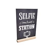 Selfie Station, Photo Booth, Prop, Sign - Birthday Party, Wedding Décor, Sign Freestanding Table Sign