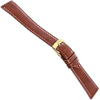 18mm Milano Soft Genuine Leather Tan Watch Band Regular 112