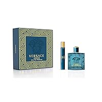 VERSACE EROS by Gianni Versace, EAU DE PARFUM SPRAY 3.4 OZ & EAU DE PARFUM SPRAY 0.33 OZ MINI