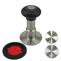 The Force Tamper Automatic Impact Coffee Tamper Adjustable Const Pressure and Autoleveling Extend Set New (Jelly, 58.50mm)