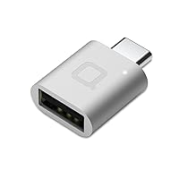 nonda USB C to USB Adapter,USB-C to USB 3.0 Adapter,USB Type-C to USB,Thunderbolt 3 to USB Female Adapter OTG for MacBook Pro2019,MacBook Air 2020,iPad Pro 2020,More Type-C Devices(Silver)