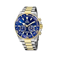 Watch Model J889/1 from The Connected Collection, 45.7 mm Blue case with Two-Tone Steel Strap for Men
