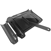 Right Hand Pill Counting Tray with Spatula (Black - L Shape)