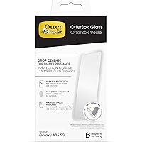 OtterBox Samsung Galaxy A35 Glass Screen Protector, scratch protection, flawless clarity, fingerprint resistant