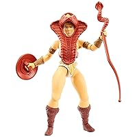 Masters of the Universe Origins Teela 5.5-in Action Figure, Battle Figure for Storytelling Play and Display, Gift for 6 to 10-Year-Olds and Adult Collectors