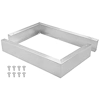 Microwave Filler Kit 2.95” Wide Stainless Steel Microwave Trim Kit Replaces W10164745 Whirlpool Microwave Trim Kit and Fits Most Brands - Fills Over the Range Oven Cabinet Gap - 17.25”D x 10.75”H