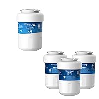 Waterdrop MWF Refrigerator Water Filter, Replacement for GE® Smart Water MWF, 4 PACK