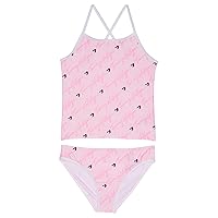 Tommy Hilfiger Girls' One-Piece and Bikini Swimsuits with UPF 50+ Sun Protection, Quick Drying Bathing Suit