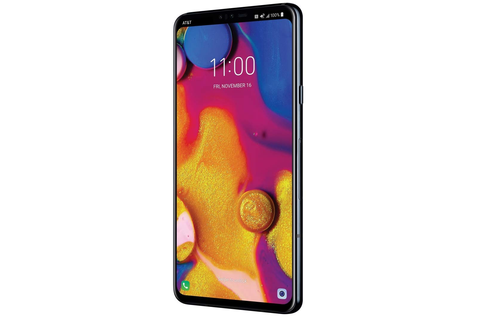 LG V40 ThinQ 64GB GSM Unlocked (AT&T/T-Mobile) 5-Camera Smartphone w/ 6.4