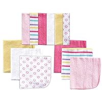 Luvable Friends 12-Pack Washcloths - Pink, one Size