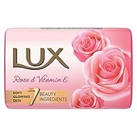LUX Soft Touch Silk Essence & Rose Water Soap Bar,5.2 Ounce (Pack of 3)