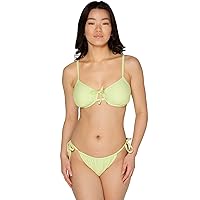 Smart & Sexy Women's Standard Swim Underwire Top String Bikini Set