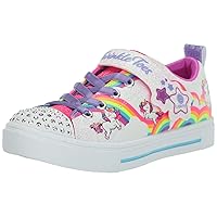 Skechers Girls Heart Lights-Rainbow Lux Sneaker