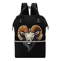 Goat Diaper Bag Backpack Travel Waterproof Mommy Bag Nappy Daypack