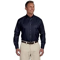 M500S - Men's Easy Blend Short-Sleeve Twill Shirt with Stain-Release