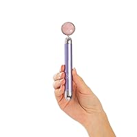 Facial Massager helps Smoothen Fine Lines and Wrinkles with Our Facial Skin Rose Quartz Vibrating Massager that will Tighten, Tone & Relax Skin, Lavender