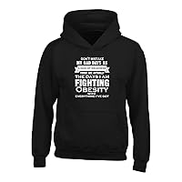 Im Fighting Obesity.its Not A Sign Of Weakness - Adult Hoodie 5xl Black