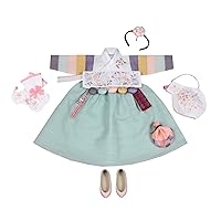 Hanbok Dress Baby Girl Korea Traditional First Birthday Party Dol jsm55 Mint