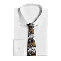 Men's Neckties Ties for Men Formal Neckties for Men Hawaiian Flower Palm Leaves Necktie for Business and Wedding